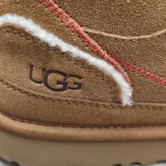 UGG Women's Highland Hi Heritage Suede Sherpa Tan Hiking Boot - Picture 13 of 14